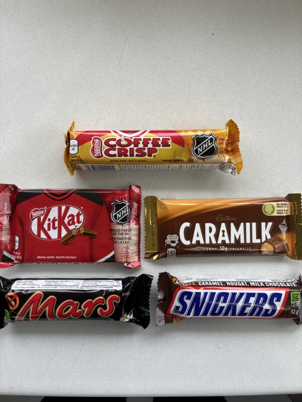 Barres de chocolat